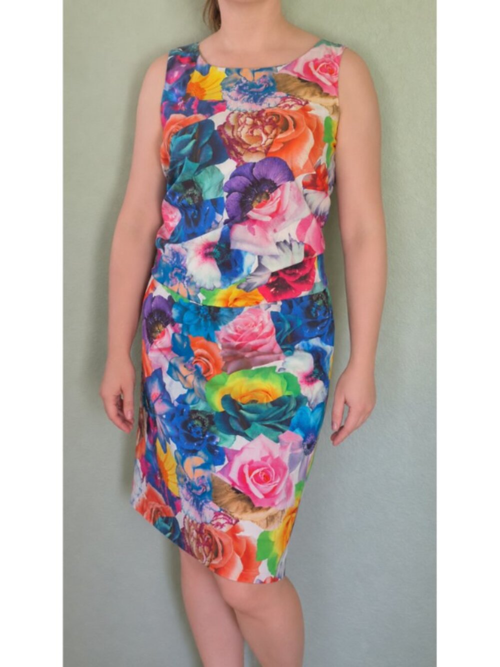 Jil Sander by Raf Simons S/S 2011 Runway Floral Print Dress size IT 40